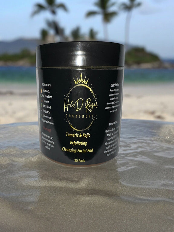 Tumeric koljic Pads and Face Moisturizer Oil Combo (Say bye to dark spots, and Hi to your Glow)